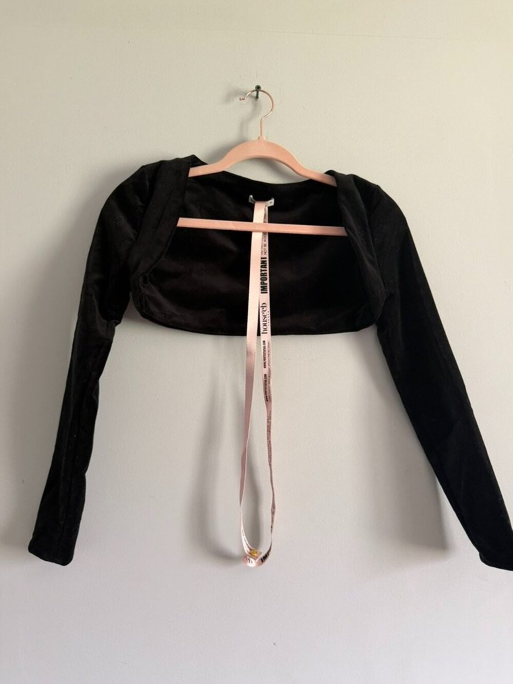 House of CB Velvet Bolero Jacket